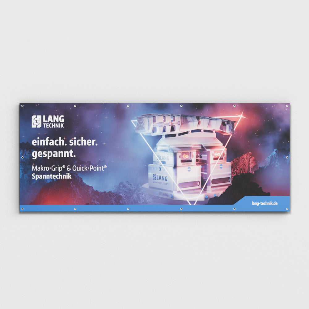 
                      
                        Werkstattbanner "Spanntechnik" mit Ösen
                      
                    